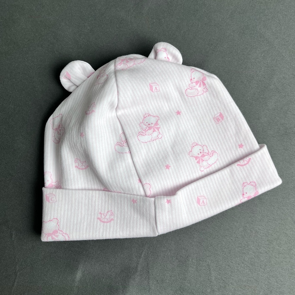 Kissy Kissy Pima cotton baby hat size SM - Picture 2 of 4
